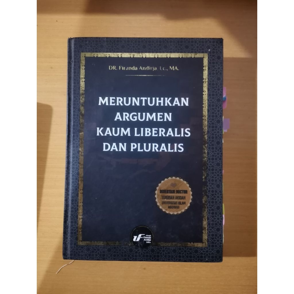 Buku preloved Meruntuhkan Argument Kaum Liberalis dan Pluralis - Ustadz Firanda