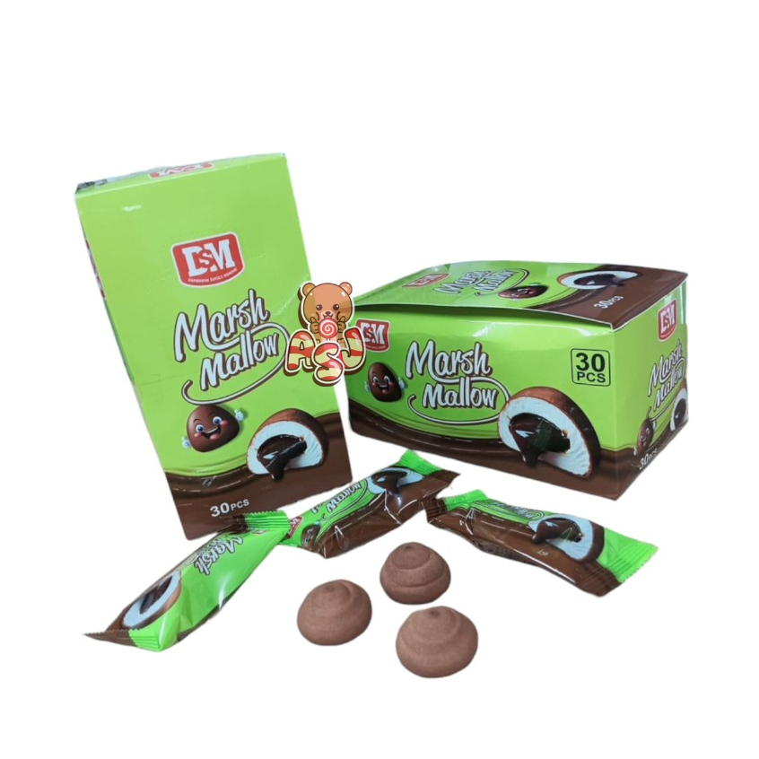 

DSM MOCHI MARSHMALLOW COKLAT ISI 30