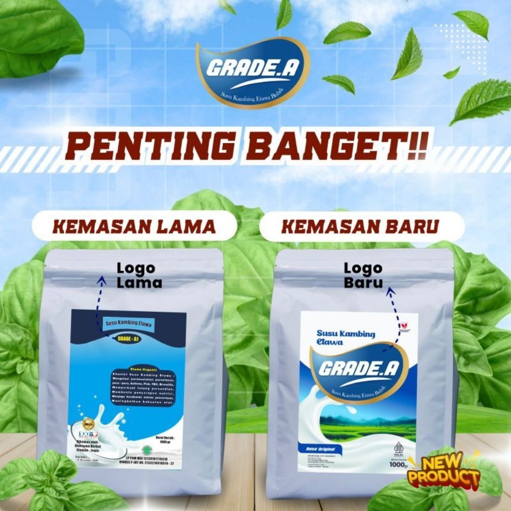 

Susu Kambing Etawa Grade A 1000gr/1Kg – 100% Alami & Berkualitas Tinggi