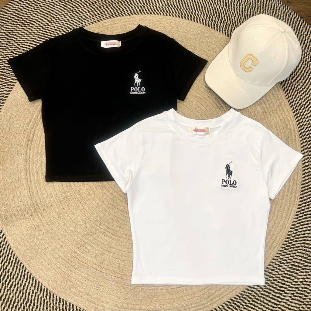 Baju Import Wanita | Baju Premium Quality | Baju Lucu Wanita | Baju Polo Crop wanita | Baju Crop Wan