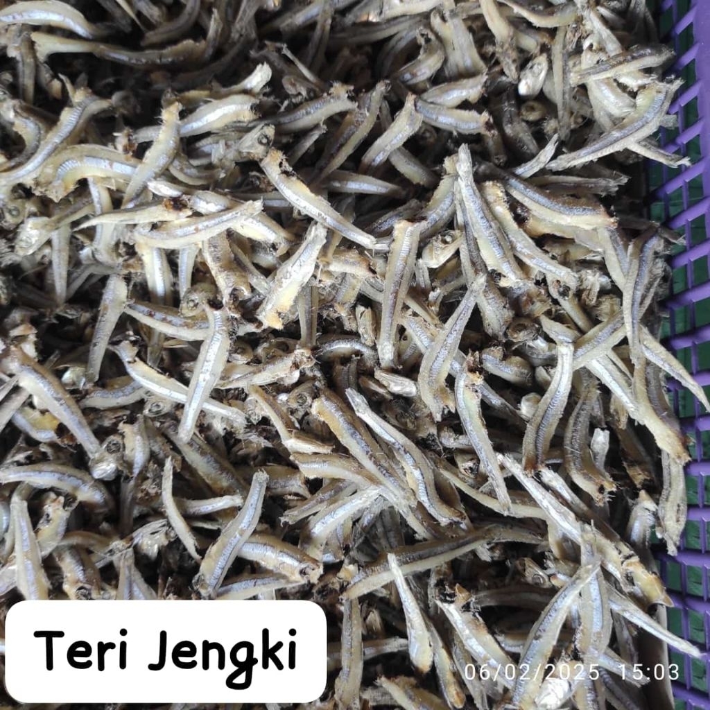 

Teri Jengki Asin Kering 100gr dan 250gr - Ikan Teri Jengki Medan Gurih Renyah Kualitas Premium