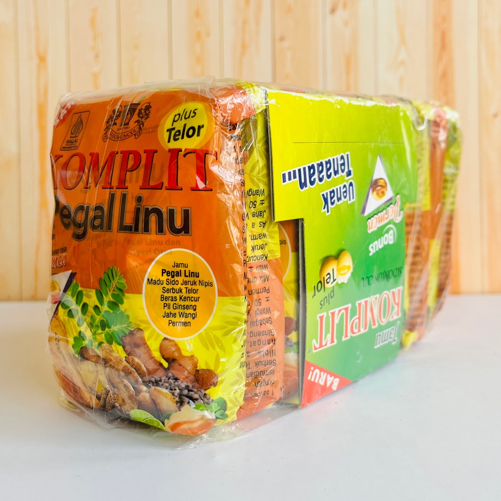 

Jamu Komplit Pegelinu Plus Telor isi 10 Sachet / Jamu Pegal Linu Komplit