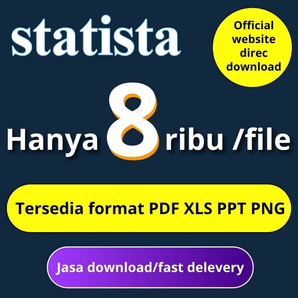 Statista jasa download file | data report