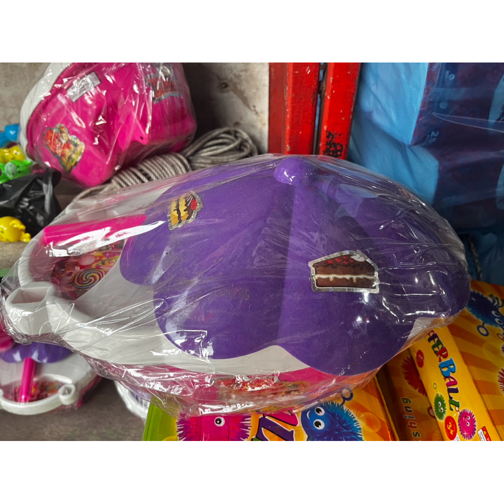 Mainan Ice Cream Anak – Set Es Krim Lucu Warna-Warni untuk Masak-Masakan & Role Play (Mainan Edukati