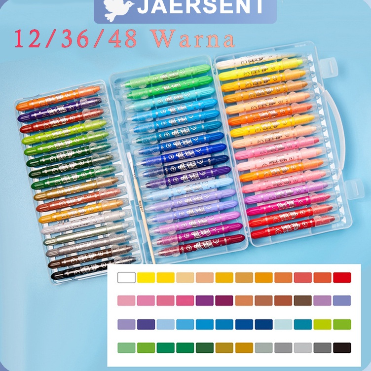 

KODE M18J CRAYON GRASP CRAYON GRASP MATA SEDANG SILKY CRAYON WATER SOLUBLE CRAYON KRAYON WARNA