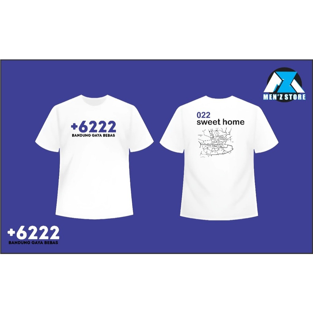 KAOS BANDUNG 022 PUTIH