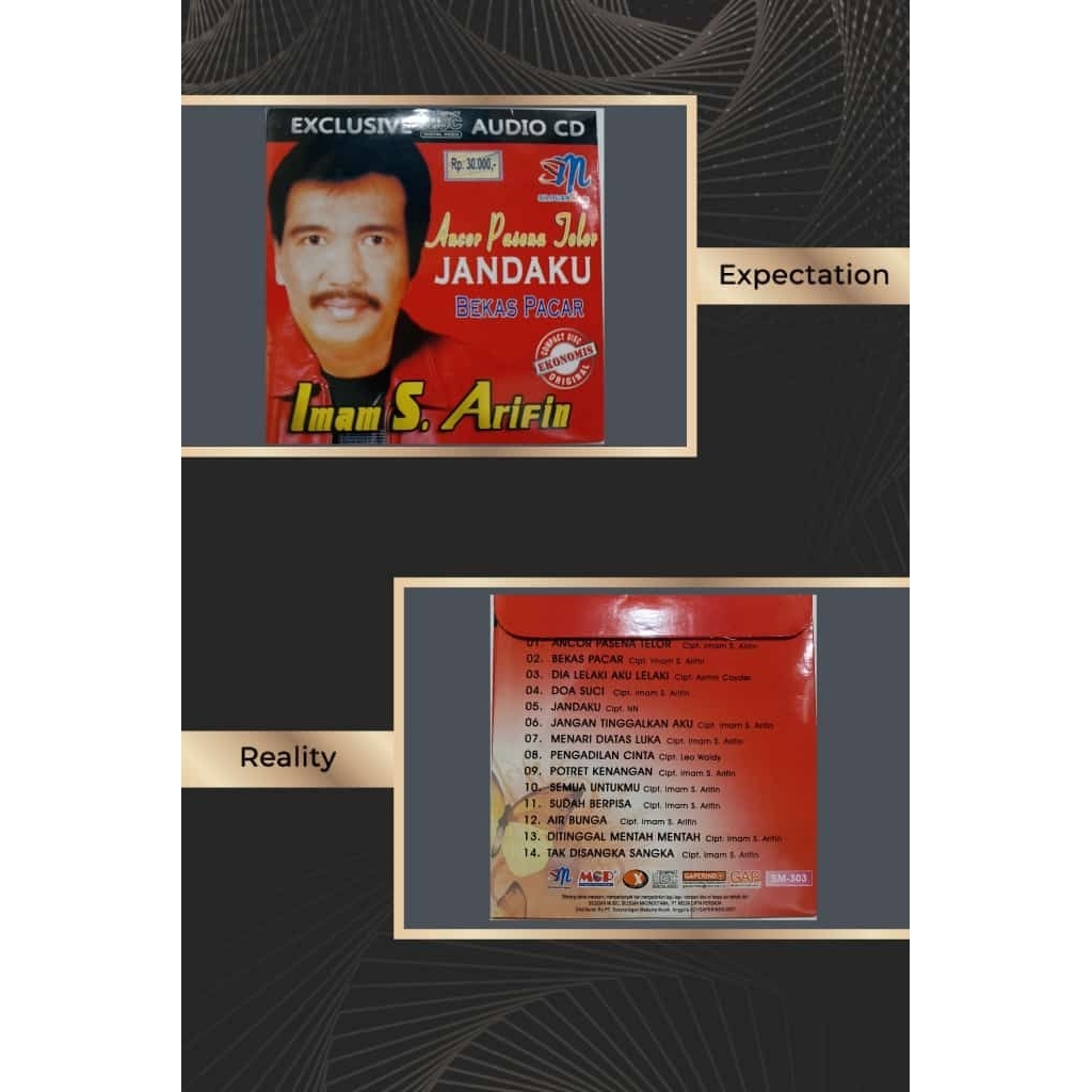 CD audio dangdut imam s Arifin