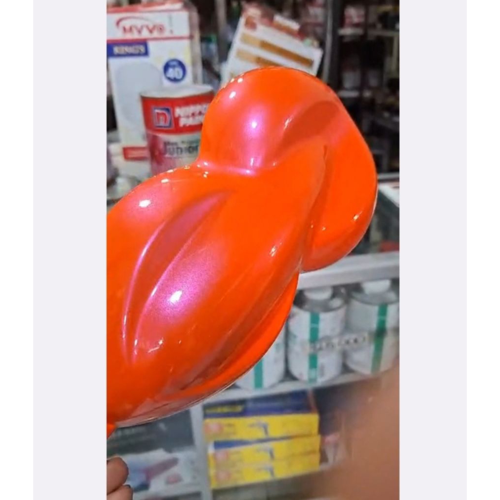 cat pu orange dilapisi lembayung ungu harga 1paket+lembayung ungu cat custom automotif catotor mobil