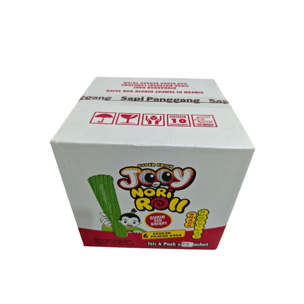 

Jooy Nori Roll Rasa Sapi Panggang (1 pack isi 6 dus)