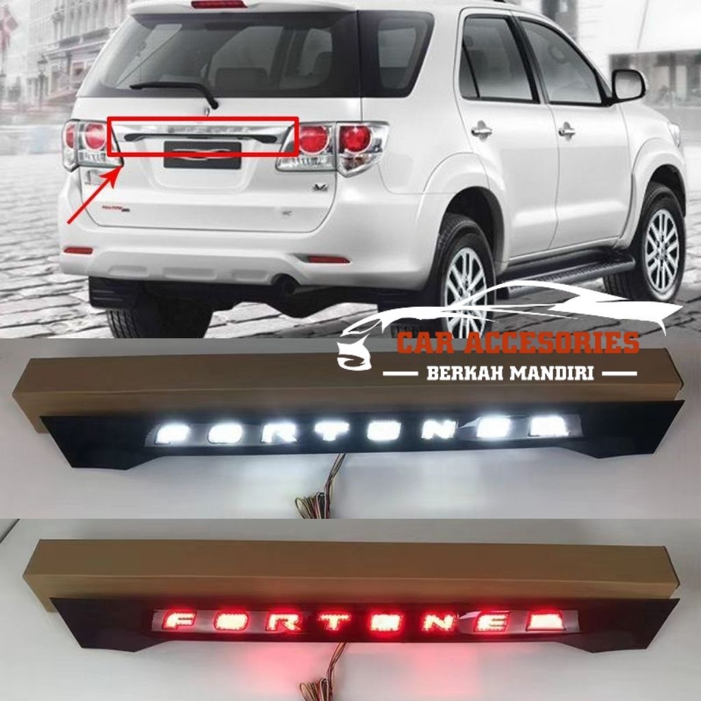 TRUNKLID GRAND FORTUNER 2012 - 2015 RUNNING LED