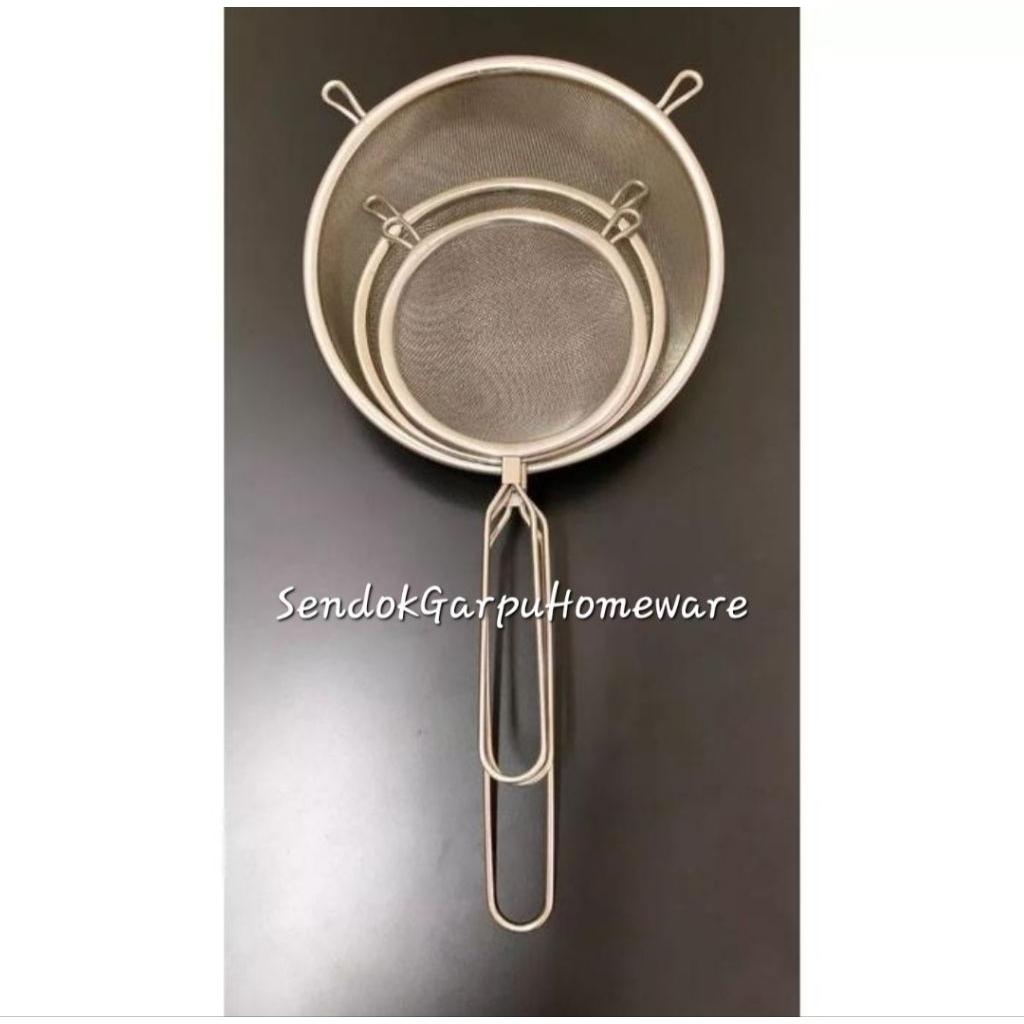 PREMIUM Saringan santan kelapa Saringan stainless Saringan tepung serbaguna Full stainless 16 18 25c