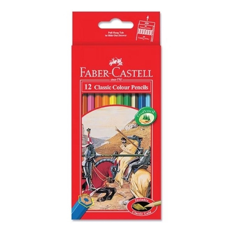 

KODE F97S Pensil Warna Faber Castell 12w