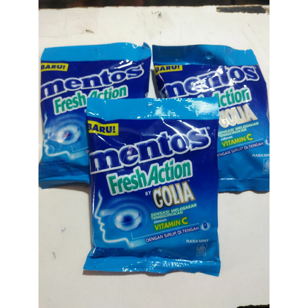 

permen mentos fresh action by golia 1 pak isi 42 pcs