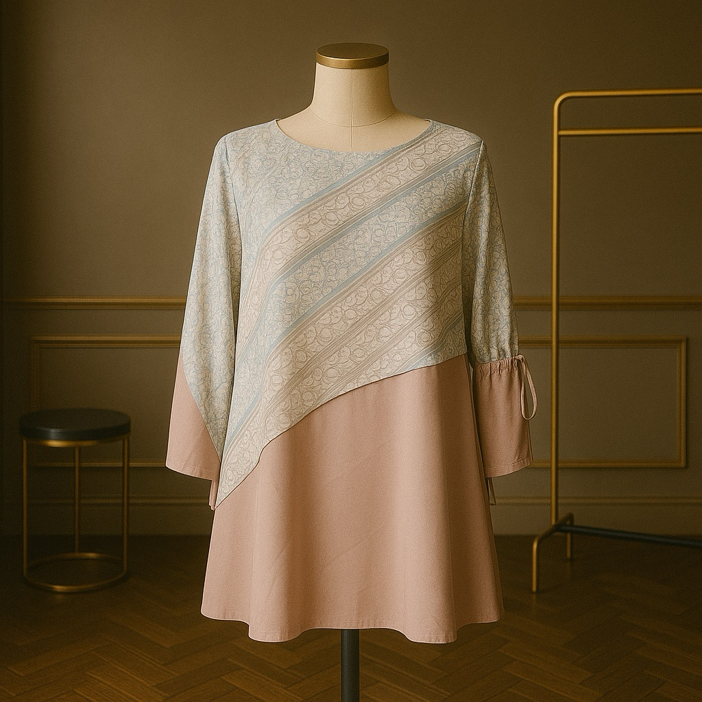 Atasan Batik Bunga Variasi Warna Salem