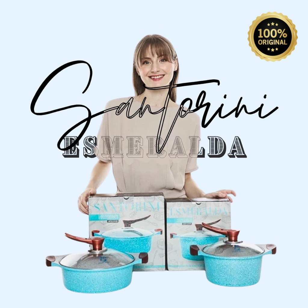 PANCI PRIMA BOGA ESMERALDA SANTORINI BUNDLING ANTI LENGKET GRANIT COATING