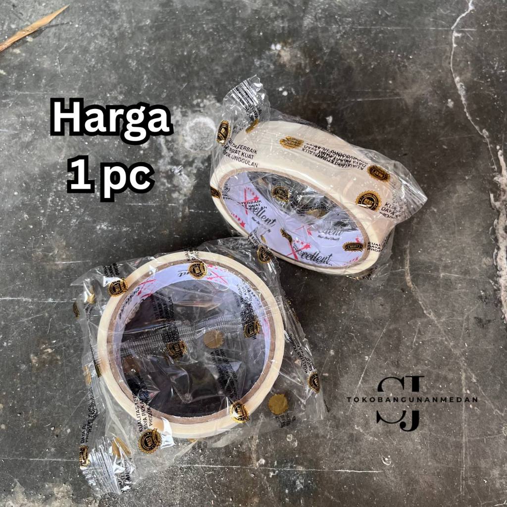 

Xcellent Lakban Kertas 1 Inch - Perekat Kuat | Masking Tape Satuan
