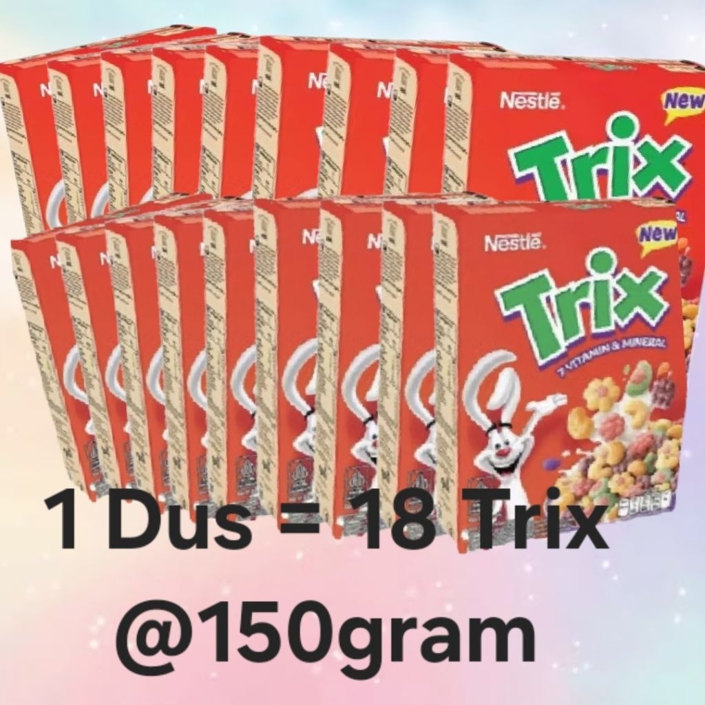 

nestle TRIX 150gram x 18 pcs sereal Jumbo hotel
