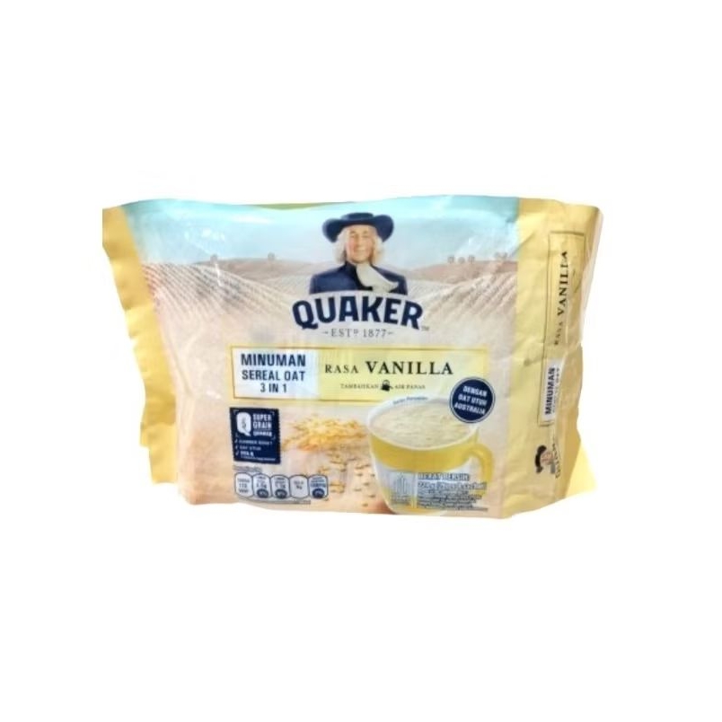 

Quaker Oat Sachet Vanila 224GR (28GR × 8 Sachet)