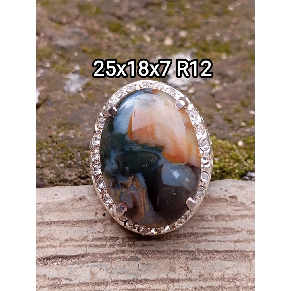 batu ijo garut/batu pancawarna/batu lumut garut