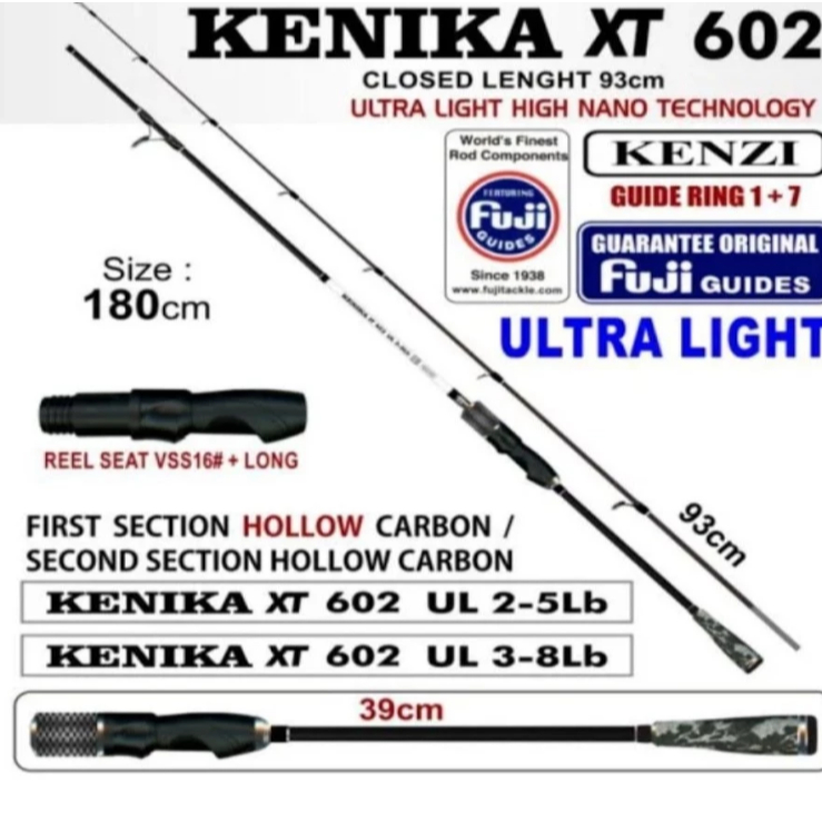 KENZI JORAN SPINNING KENZI KENIKA XT UL 602 2-5 Lb