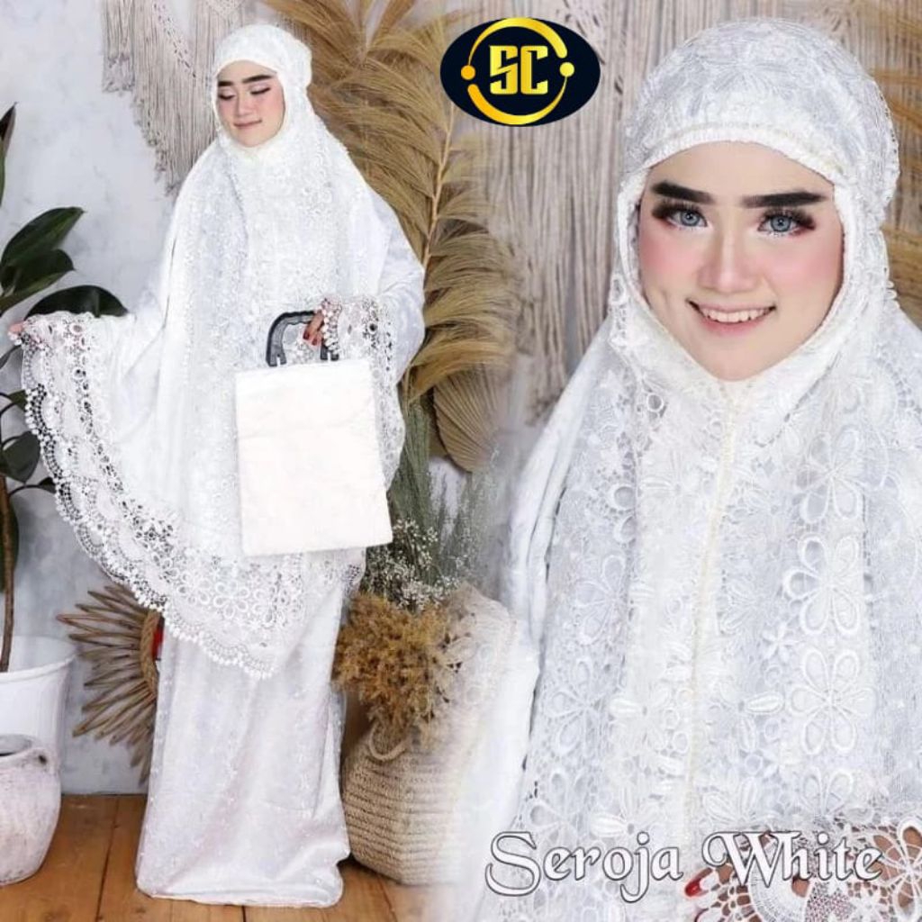 MUKENA FULL BORDIR + TAS PREMIUM KATUN TERLARIS SUPER MEWAH BEST SELLER/MUKENA WANITA IMPORT PREMIUM