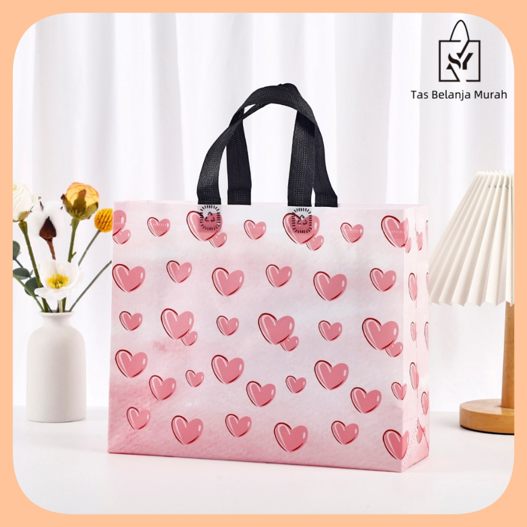 

Goodie bag-Tas Belanja tas Jinjing tas spunbond tas souvenir premium tebal dan kuat/Terlaris lipat jumbo/ waterproof/shopping bag Tas Belanja Murah Karakter Kartun-A42