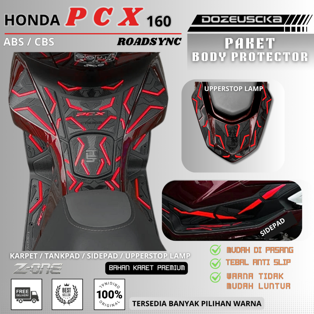 Variasi PCX 160 ROADSYNC / Body Protector PCX 160 Roadsync/ Aksesoris Pcx 160 ROADSYNC
