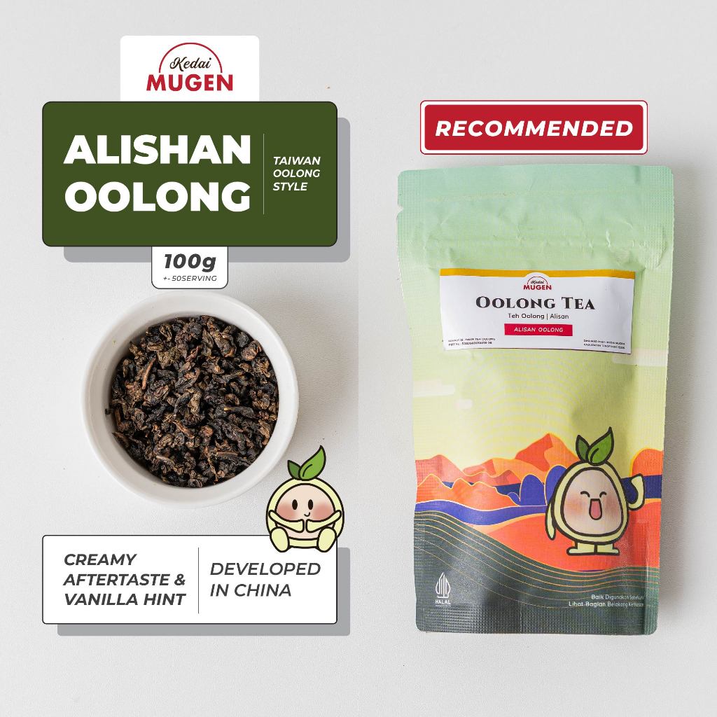 

Kedai Mugen - Alishan High Mountain Oolong Tea | Teh Olong Alisan | Chinese Tea 100g