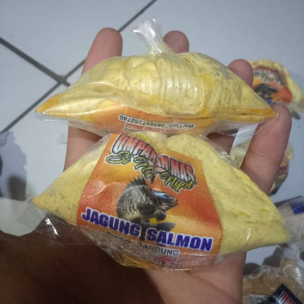 UMPAN IKAN MAS JAGUNG SALMON