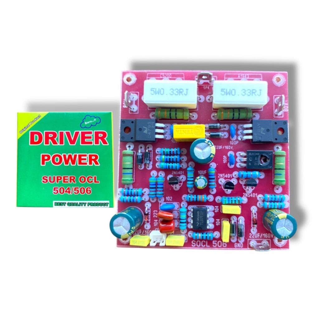 KIT DRIVER POWER SOCL 506 SUPER OCL 506 SOCL506 DRIVER AMPLI AMPLIFIER SOUND SOCL-506 SUPER OCL-506