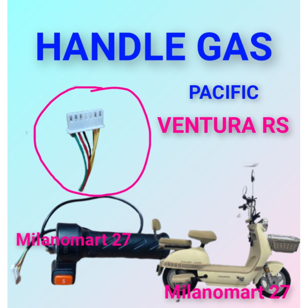handle gas pacific ventura rs throttle gas sepeda listrik pacific VENTURA RS