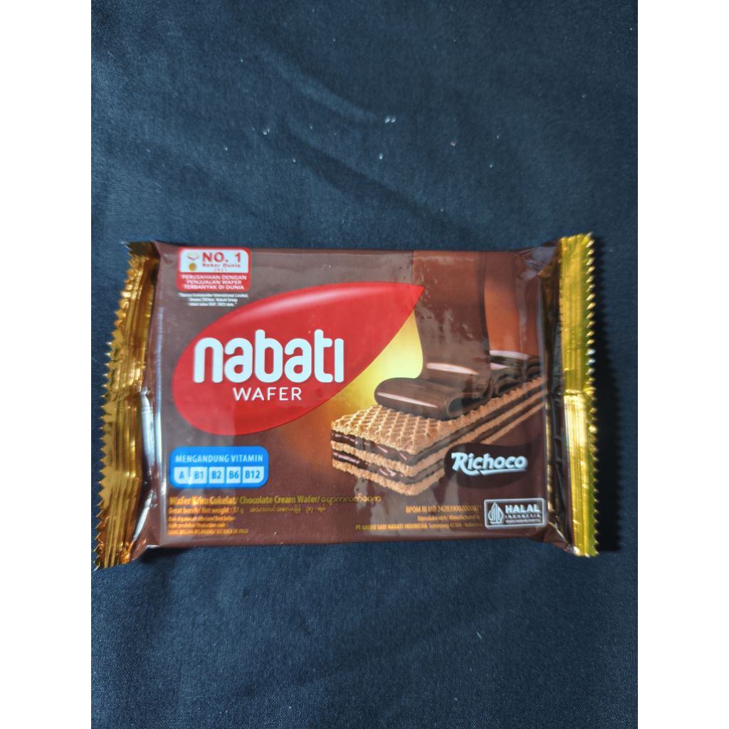 

Nabati wafer. jajanan anak. murah. manis coklat