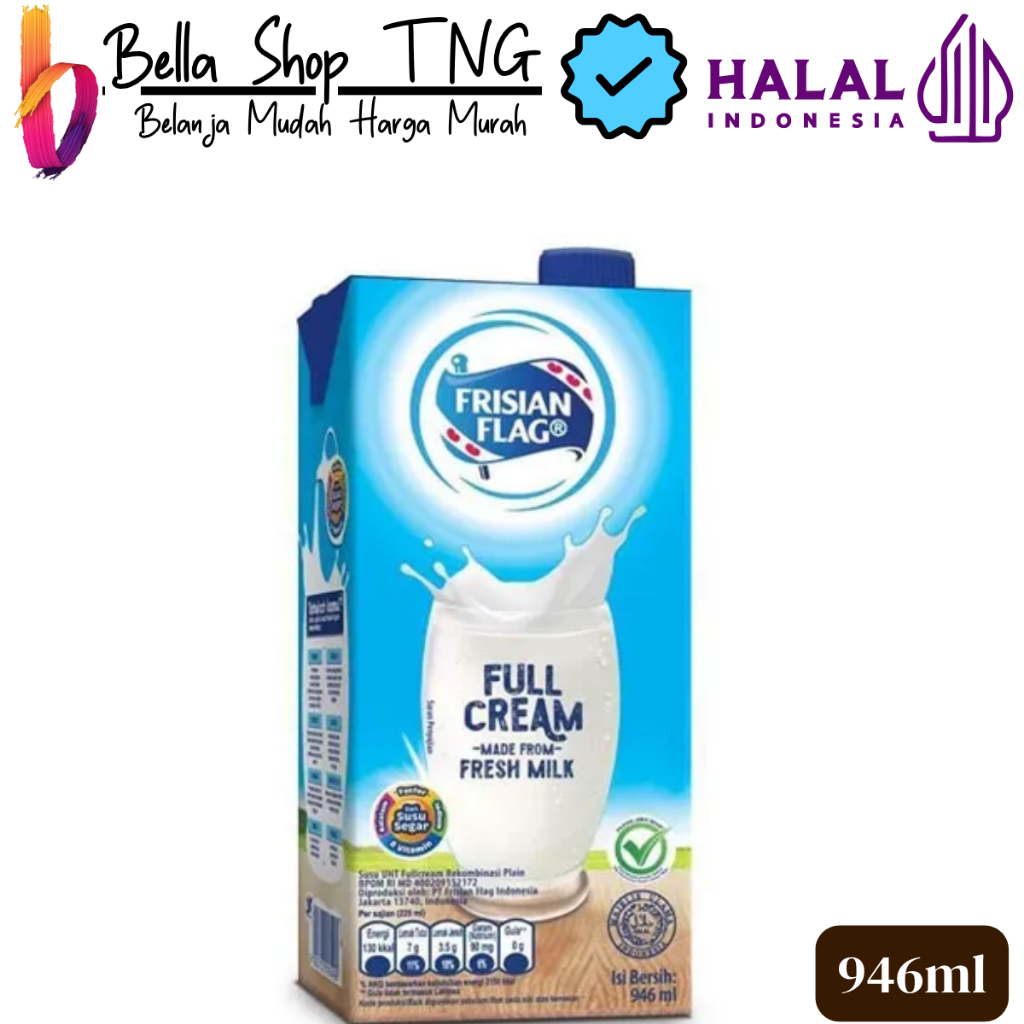 

FRISIAN FLAG SUSU UHT FULL CREAM 946 ML
