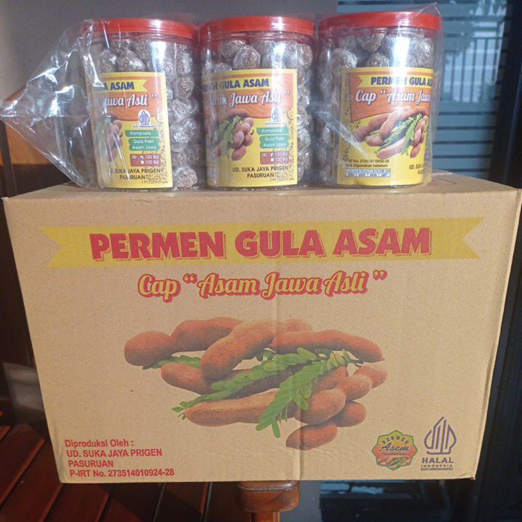 

1dus (Grosir) permen asem Jawa