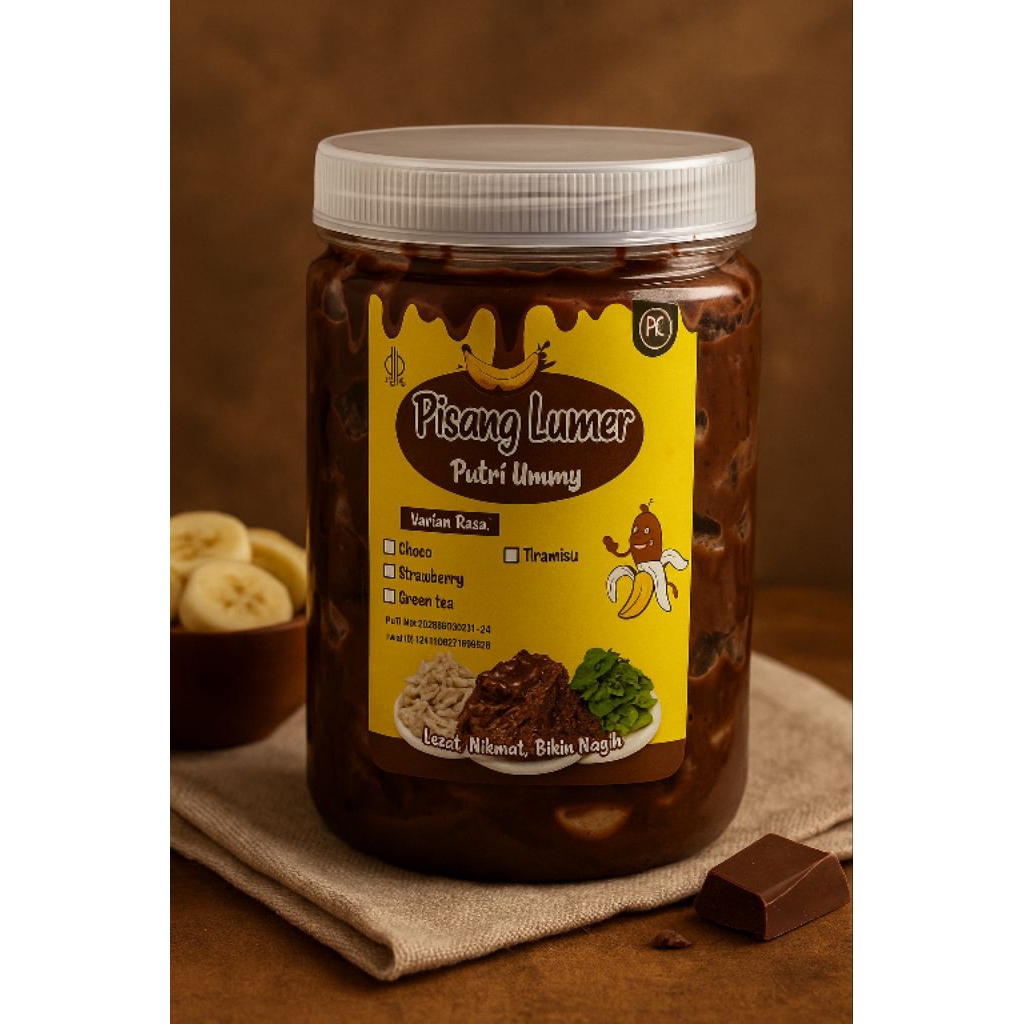 

Banana chips toples 500 ml | Keripik Pisang Coklat Lumer Halal MUI