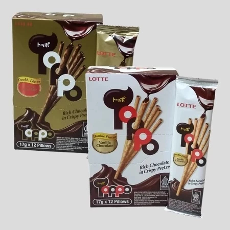 

toppo lotte vanila Chocolate box 12 x 17 gr