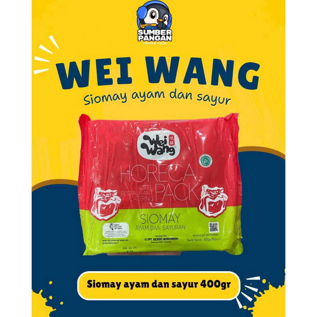 

Wei Wang siomay ayam sayur 400gr
