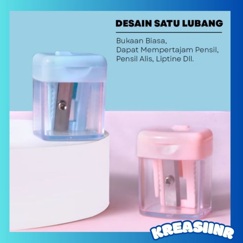 

Rautan Pensil Sharpener Dengan Penutup