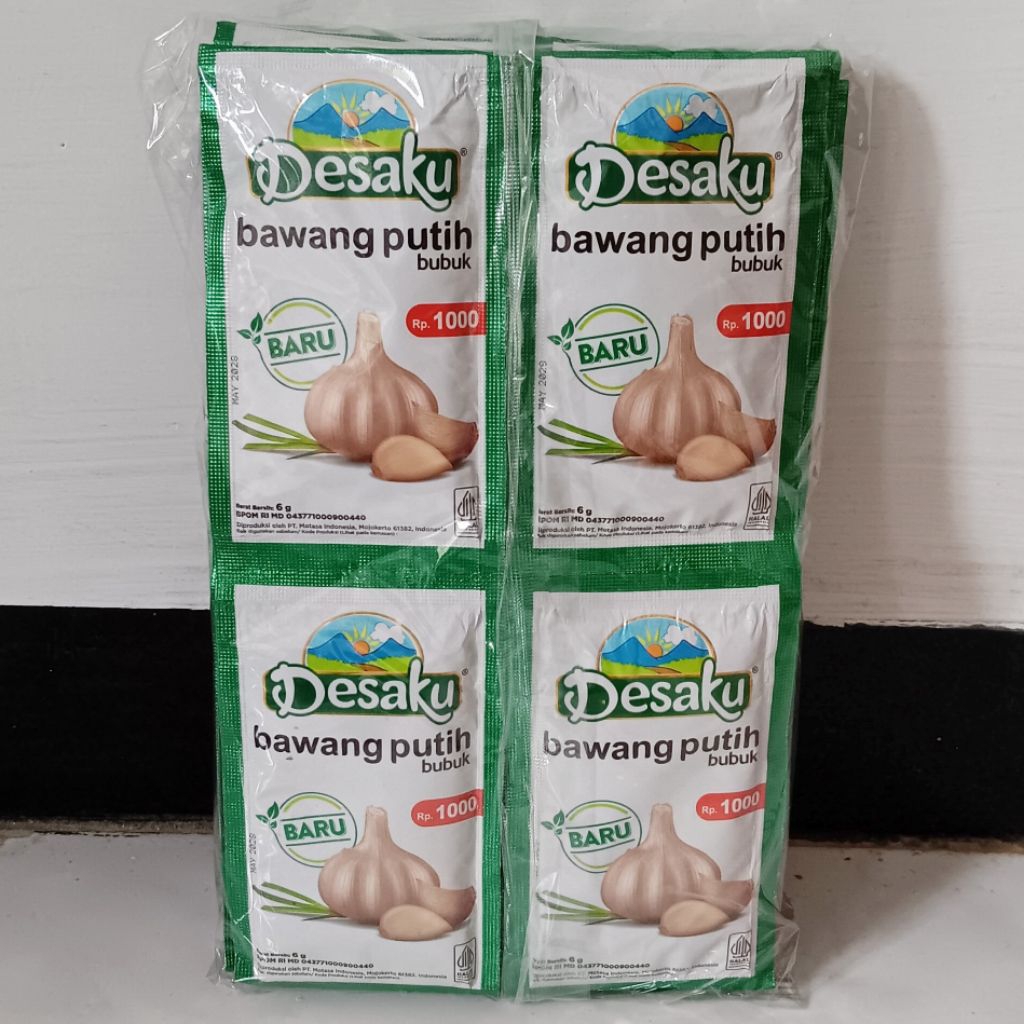 

Desaku Bawang Putih Bubuk 1 Renceng | 12pcs