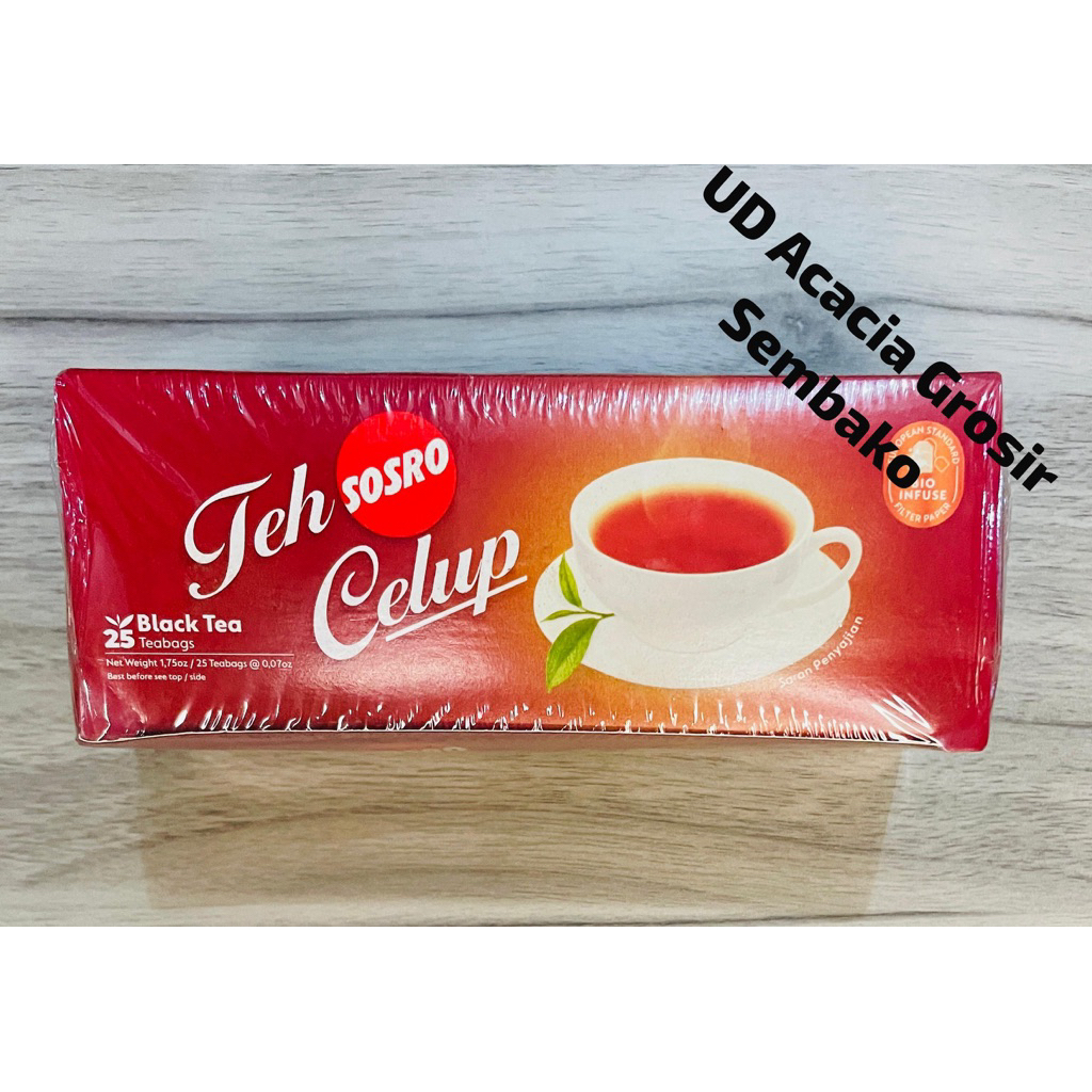 

TEH SOSRO CELUP 1kotak isi 25pcs