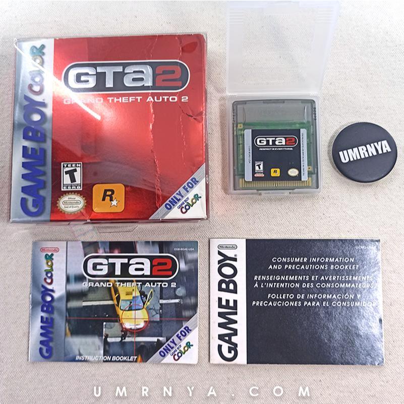 Kaset Original GameBoy Grand Theft Auto 2 GTA2 GTA US Nintendo Game boy Color GBC GBA SP Cartridge