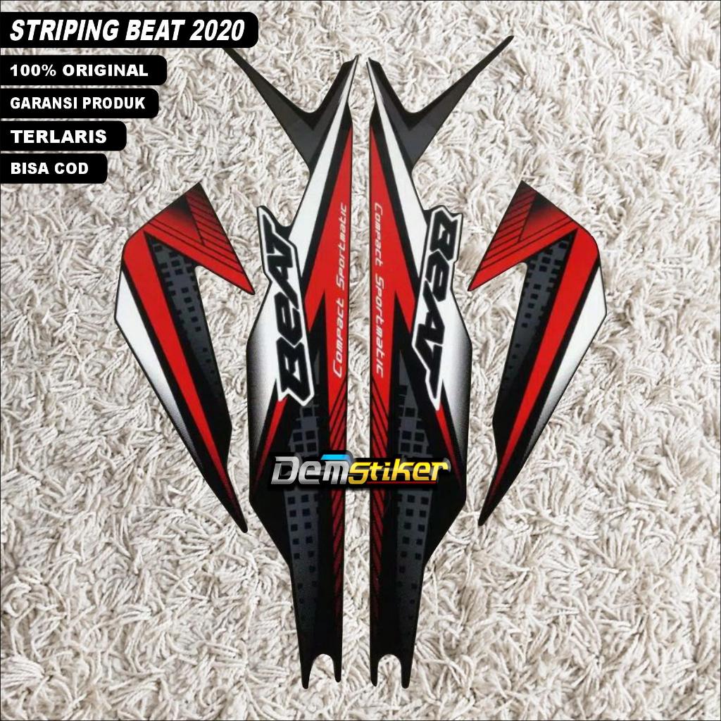 STIKER STRIPING LIS HONDA BEAT 2020 WARNA BODY HITAM FULL
