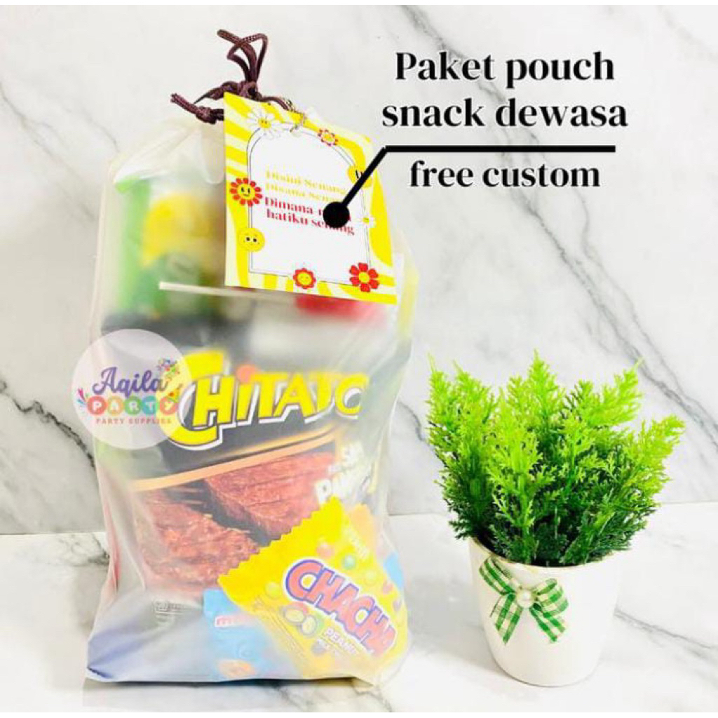 

Paket snack pouch dewasa free custom card