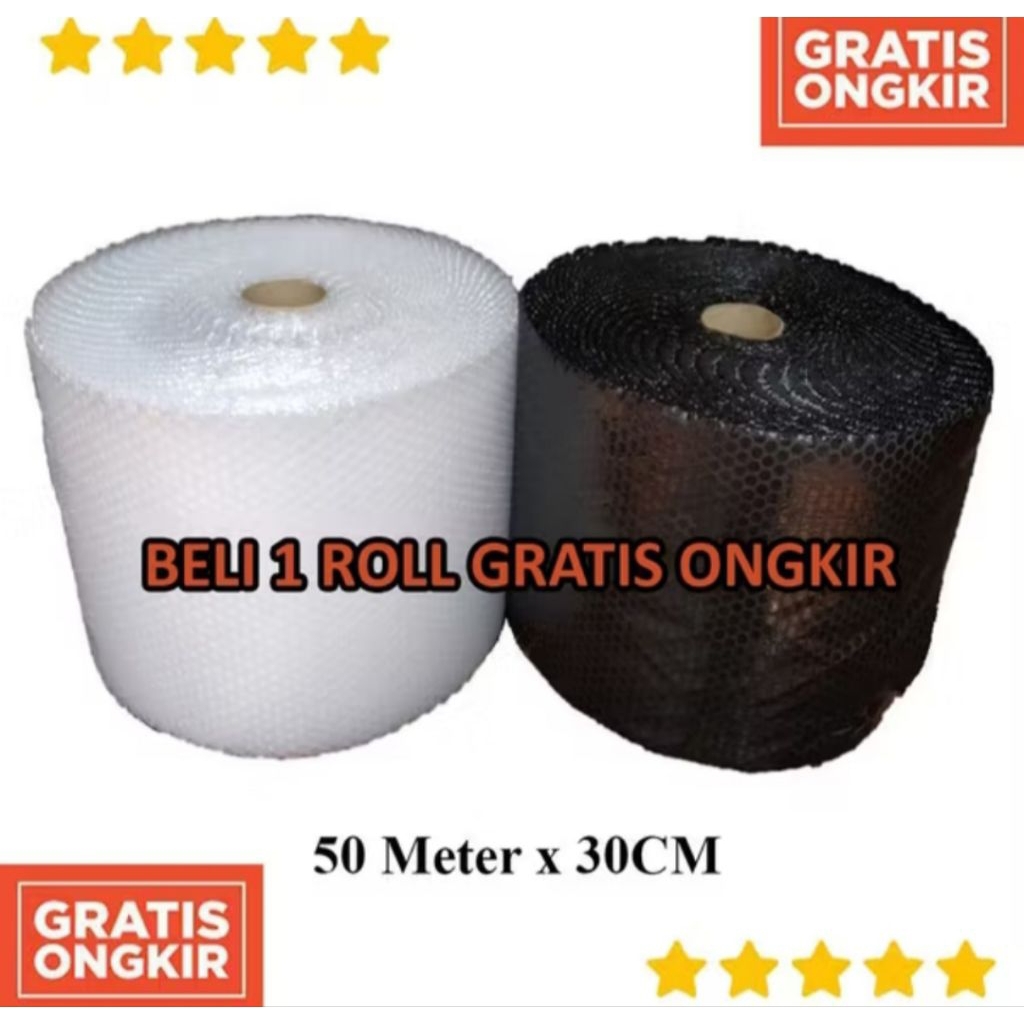 

TERMURAH!!! BUBBLE WRAP 50 METER X 30 CM