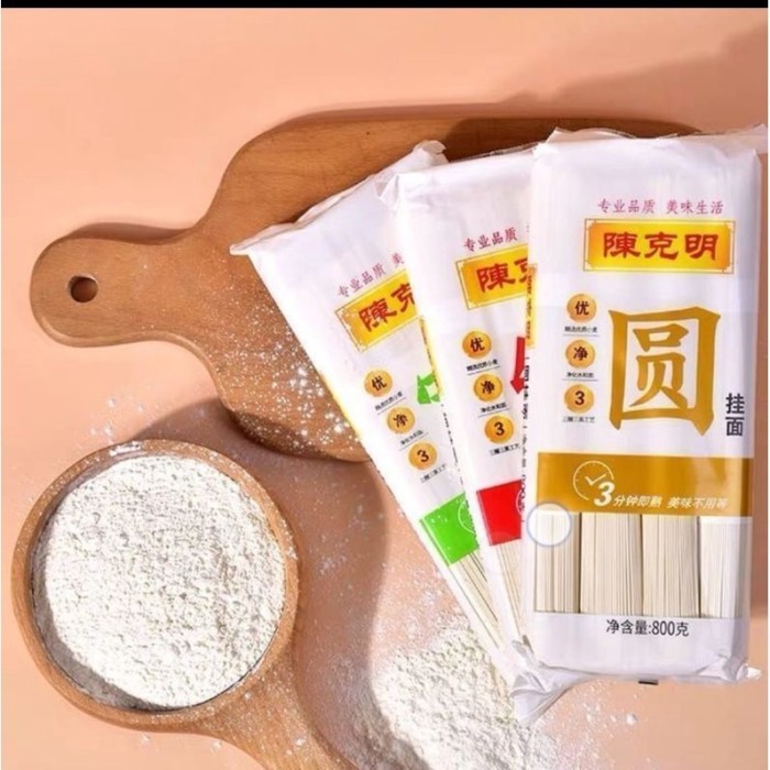 

Chen Ke Ming Mie Lidi Tanpa Bumbu Kemasan 800gr (陈克明挂面)