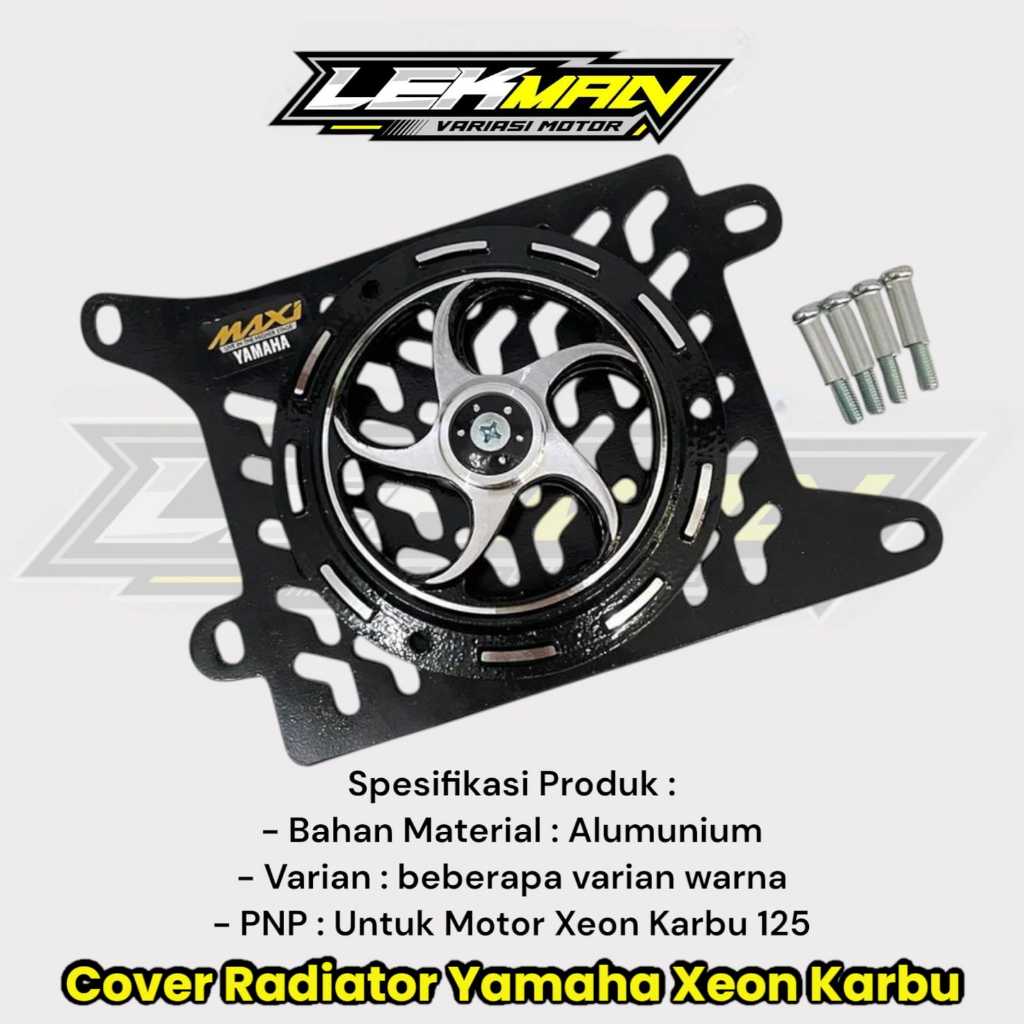 Cover Radiator Xeon Karbu Tutup Radiator Xeon Karbu Set Spinner Sabit