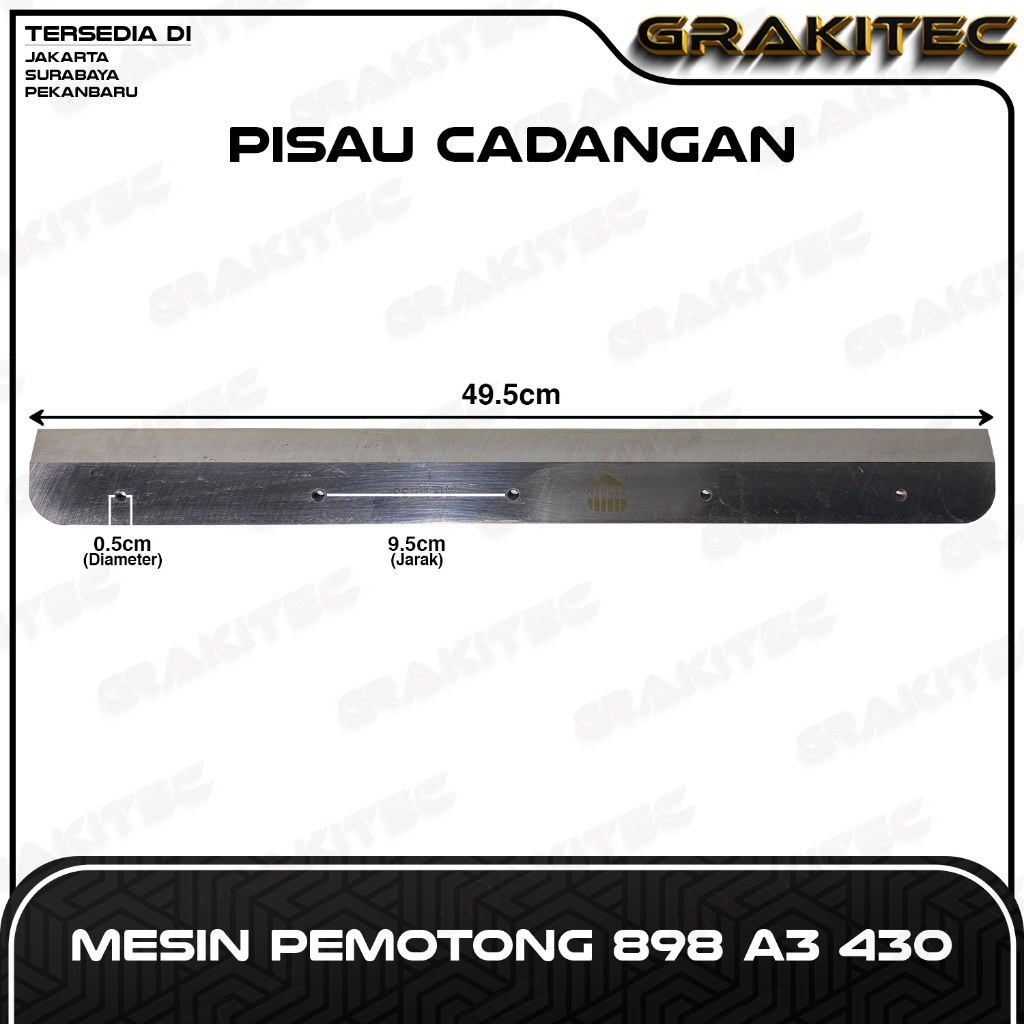 

RB Pisau Pemotong Kertas Grakitec A3-A4 Tajam