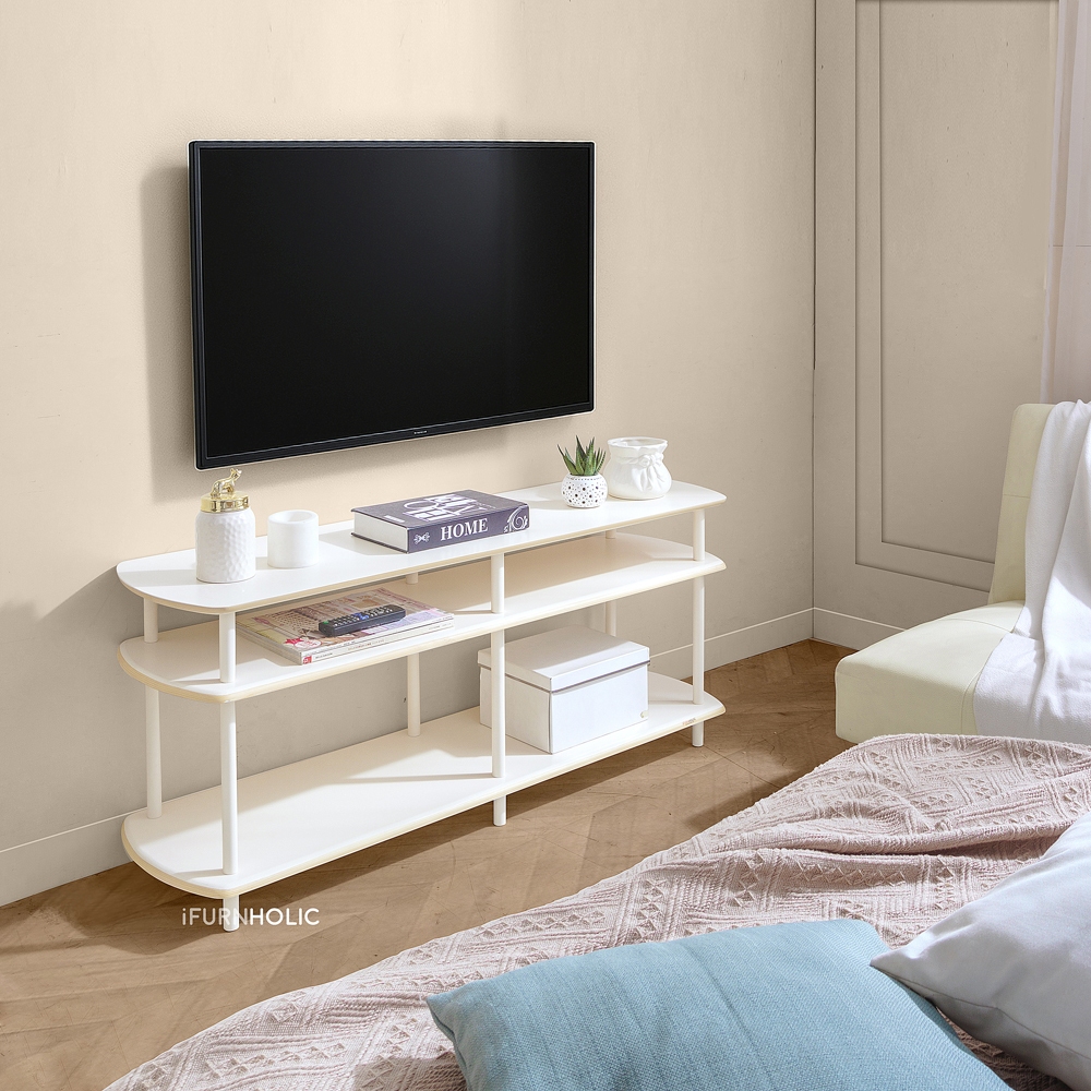 IFURNHOLIC Trisha TV Rack 120 | Meja tv Minimalis | Rak TV Minimalis Modern Terbaru | Kabinet TV