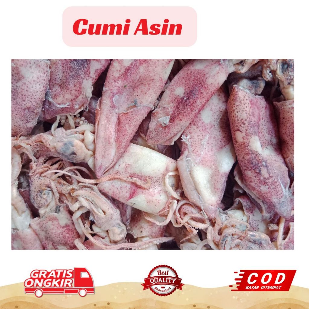 

Cumi Asin 500 Gram Cumi Pen Kering Seafood