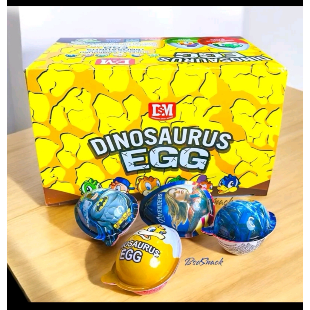 

COKLAT COMPOUND DINO SUPER EGG ISI 30PCS CANDY FOOD SNACK